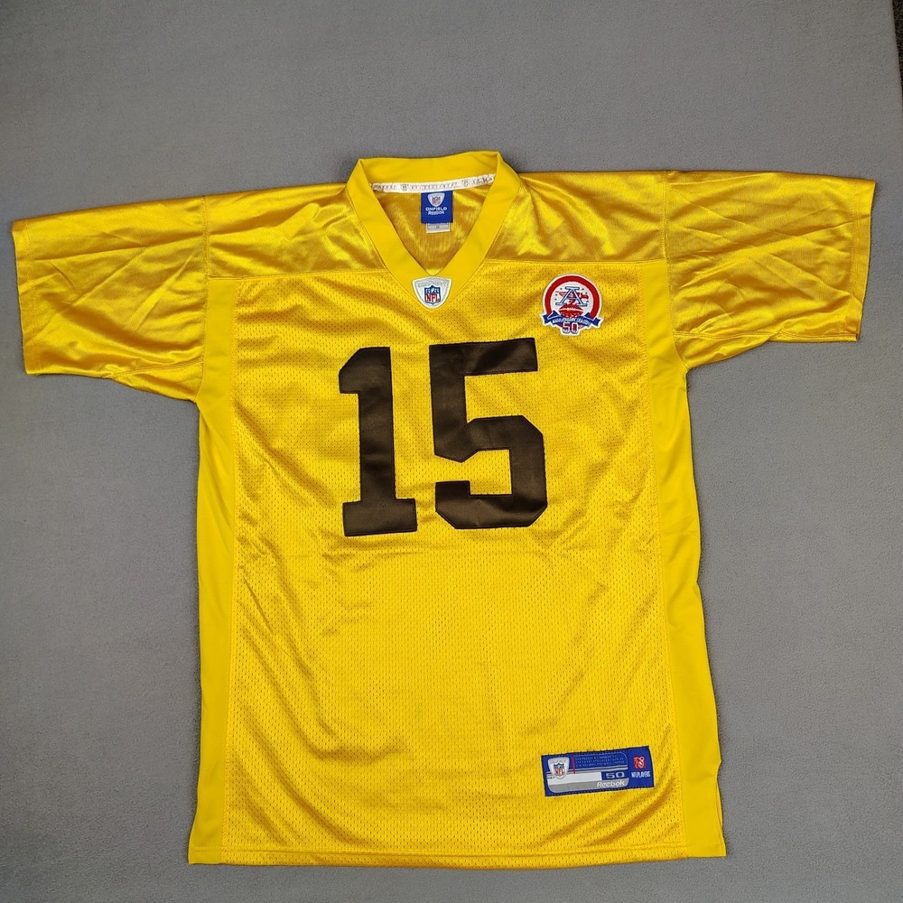 Vintage Chicago Bears Brandon Marshall Jersey Men 50 XL Gold Anniversary Edition
